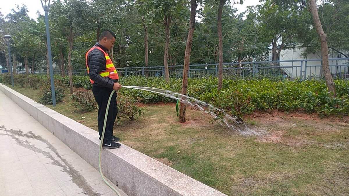 綠化管理 科學澆灌，守護城市綠意